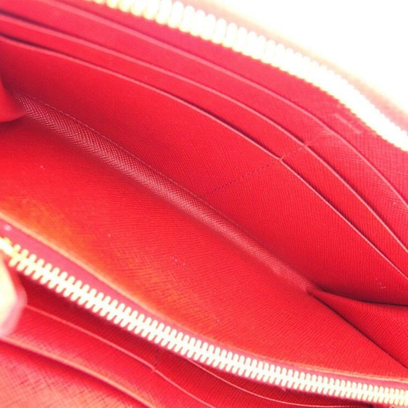 Authentic PRADA Purse ribbon Safi Arno leather Auth used - Picture 7 of 8